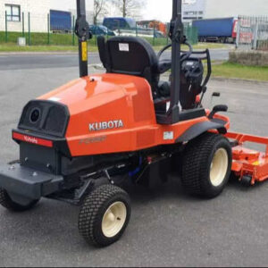 Kubota F2890 12V 20KW Cordless Lawn Mower with 60" Side Discharge Deck Ride On 4-Stroke DIY Grade Industrial Type Grass Box - Kurt Traktörs