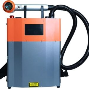 MCWlaser Pulsed Laser Cleaning Machine 100W Portable Laser Rust Removal Cleaner for Metal Laser Paint Removal Backpack Design