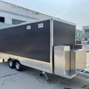 New Catering Trailer Towable Food Trailer for Snack Fast Food Hotdogs Candies Chips Ice Cream Fast Retail - Kurt Traktörs