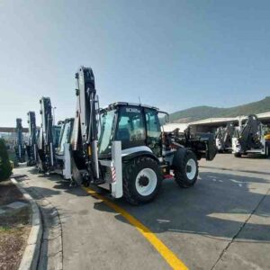 New Hidromek HMK 102S ALPHA K4 Mini Wheel Loader with Core Components Motor Engine Bearing Pump Gearbox Gear - Kurt Traktörs